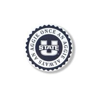 STICKER ONCE AN AGGIE ALWAYS AN AGGIE STAMP 2